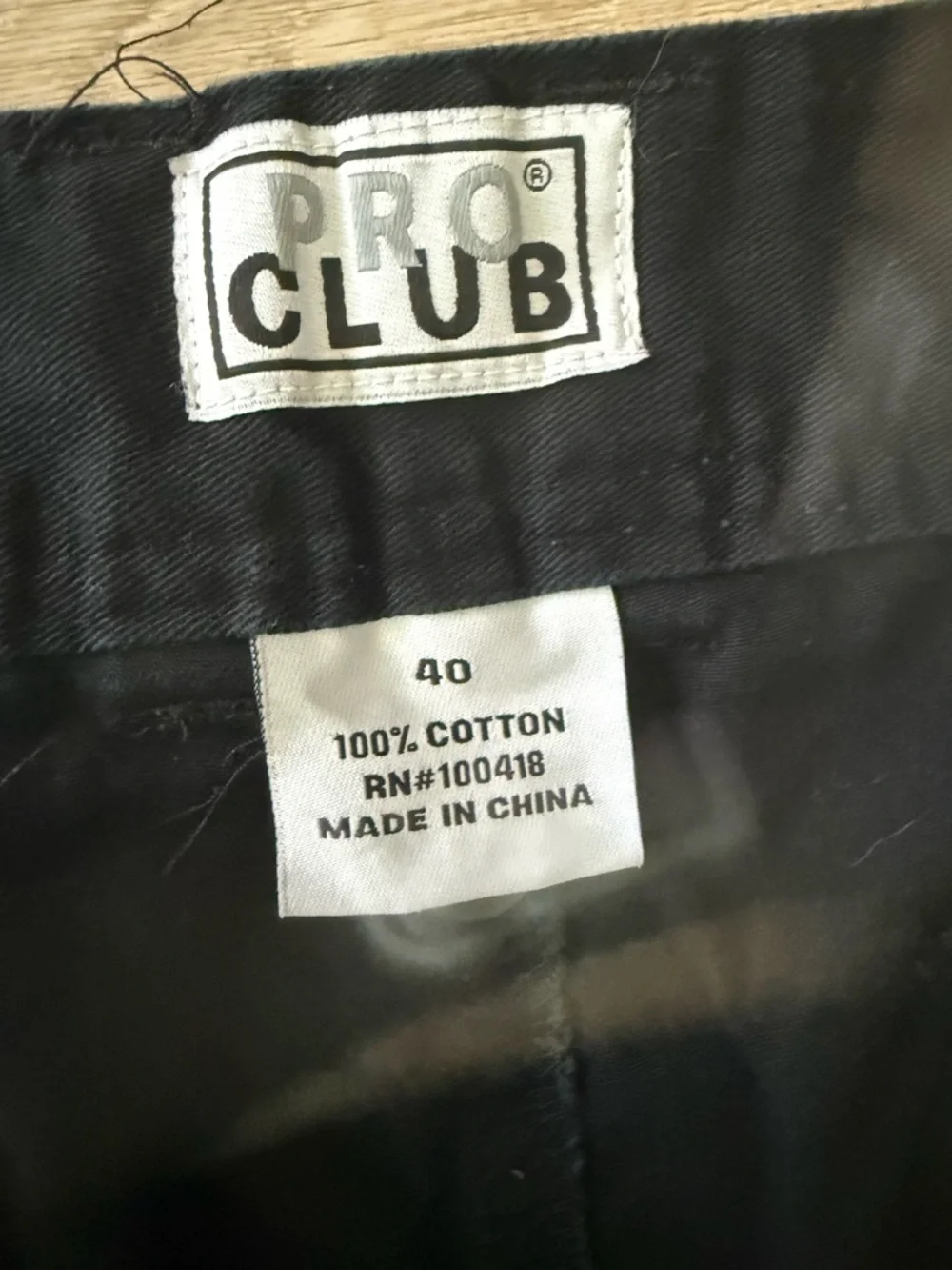 Pro Club Black Cargo Shorts Utility Y2K Gorpcore Loose Fit - Picture 5 of 9